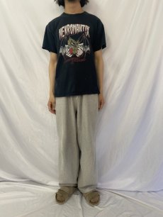 画像2: 2004 NEKROMANTIX Psychobilly  ロックバンドTシャツ L (2)