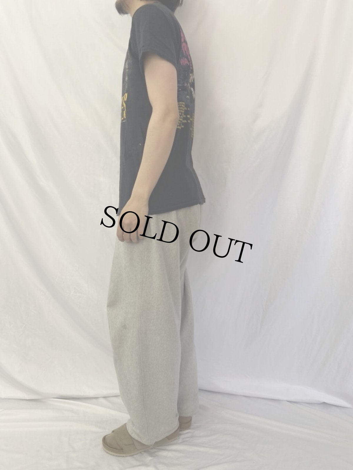 画像3: 80's GUNS N' ROSES ロックバンドツアーTシャツ M (3)