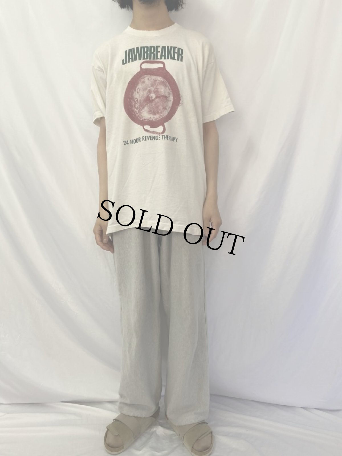 画像2: 90's JAWBREAKER "24 Hour Revenge Therapy" パンクロックバンドTシャツ XL (2)