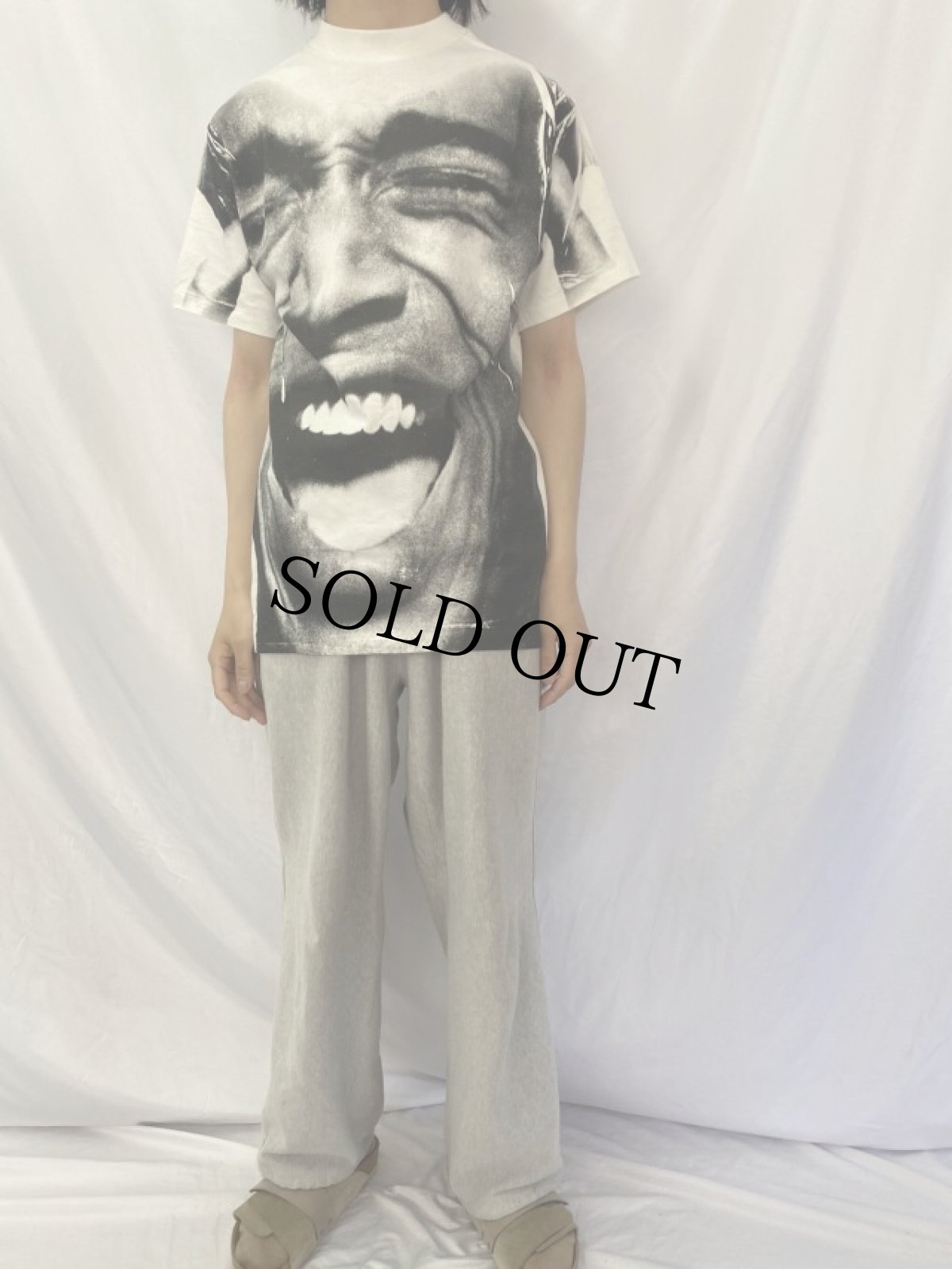 画像2: 90's Levi's SILVERTAB USA製 大判フォトプリントTシャツ DEADSTOCK M (2)