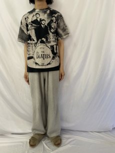 画像2: 90's THE BEATLES USA製 ロックバンド 大判プリントTシャツ L (2)