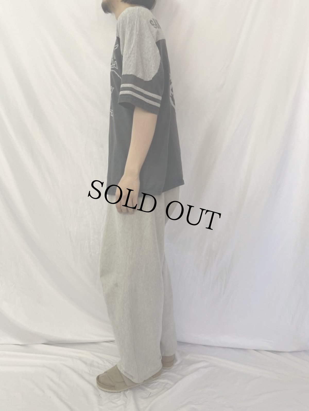 画像3: METALLICA ロックバンド フットボールTシャツ (3)