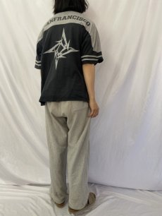 画像4: METALLICA ロックバンド フットボールTシャツ (4)