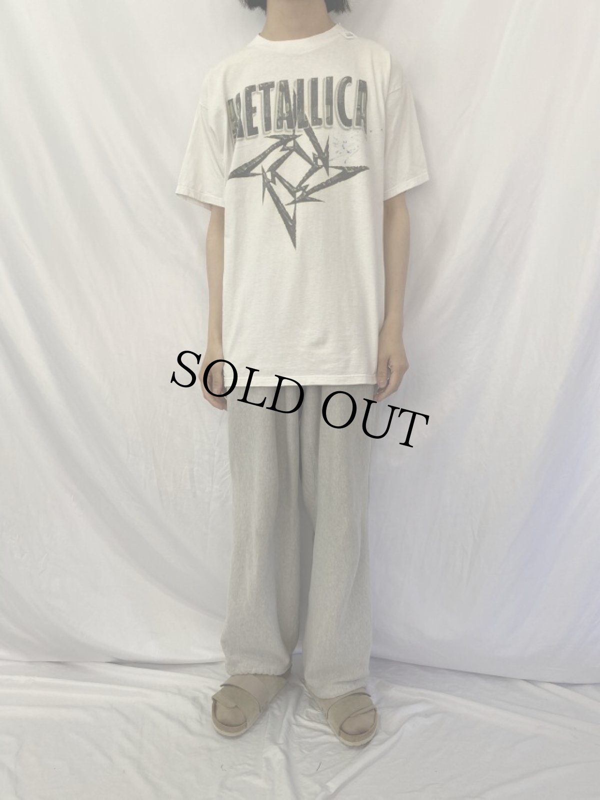 画像2: 90's METALLICA "POOR TOURING ME"ロックバンドツアーTシャツ XL (2)