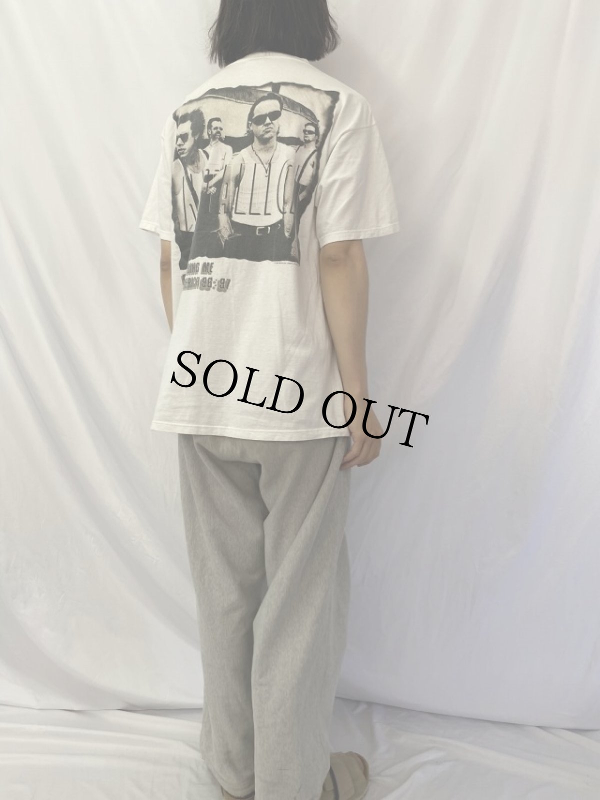 画像4: 90's METALLICA "POOR TOURING ME"ロックバンドツアーTシャツ XL (4)