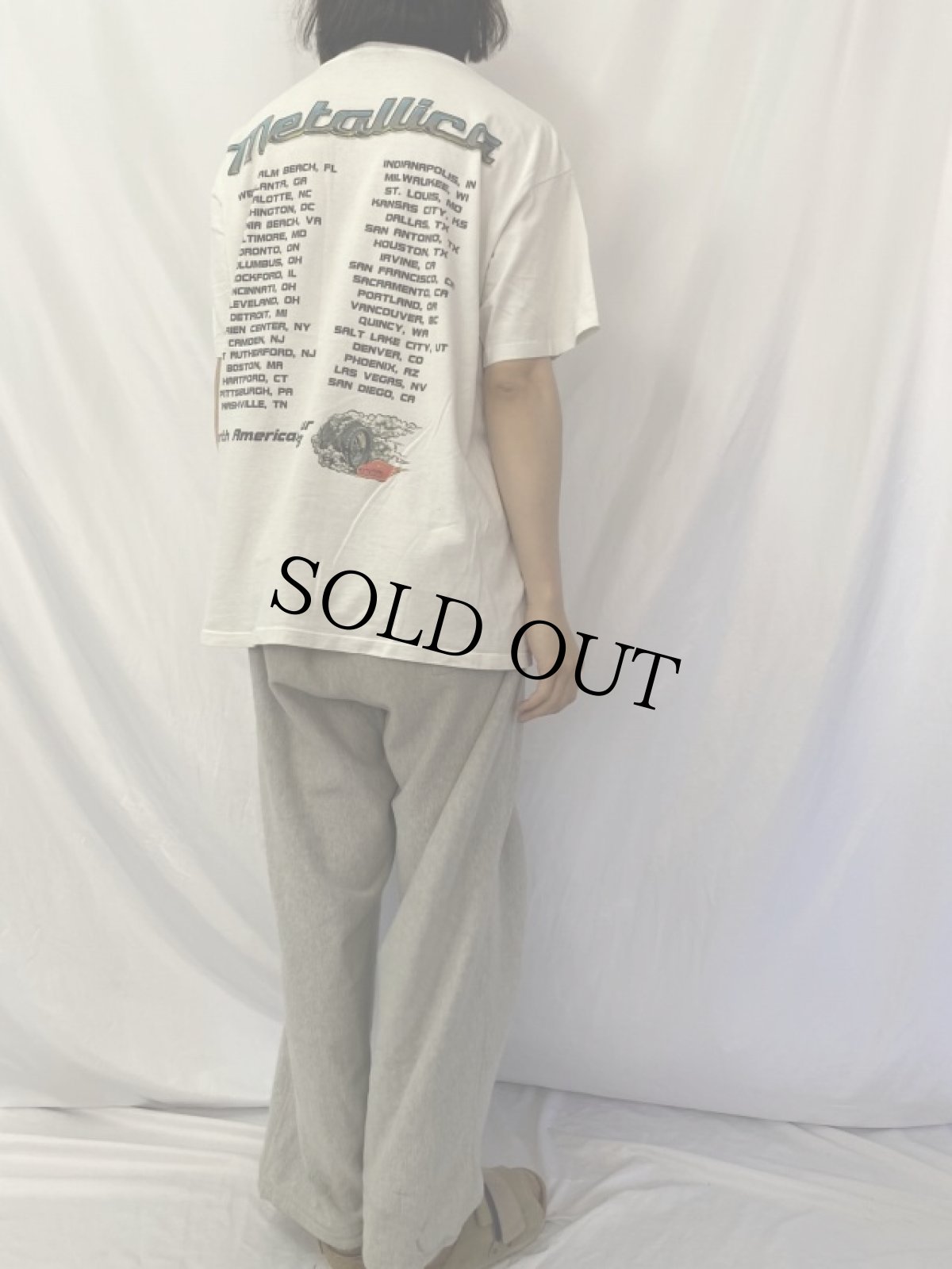 画像4: 90's METALLICA USA製 "GIMMEFUEL"ロックバンドTシャツ XL (4)