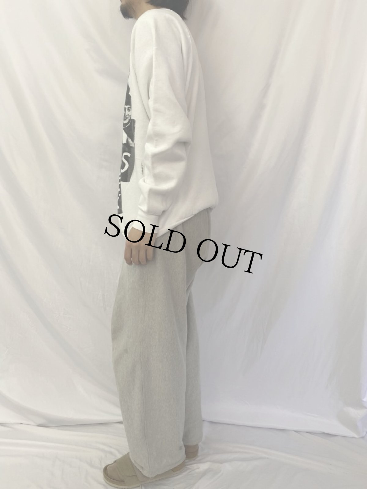 画像3: 90's THE BEATLES "FIRST KID ON THE BLOCK" ロックバンドスウェット XXL (3)