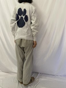 画像4: 90's Champion REVERSE WEAVE USA製 "UNH WILDVATS" バックプリント L (4)