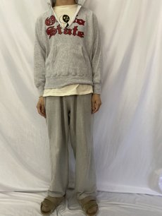 画像2: 80's Champion REVERSE WEAVE USA製 トリコタグ "OHIO STATE" スウェットフーディー M (2)