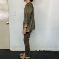 画像3: 【SALE】 STRANGE TRIP "SPRAY FOOTBALL TEE" KHAKI 【M】 (3)
