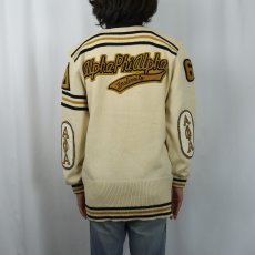 画像4: 50's Albion Knit レタードニットセーター (4)