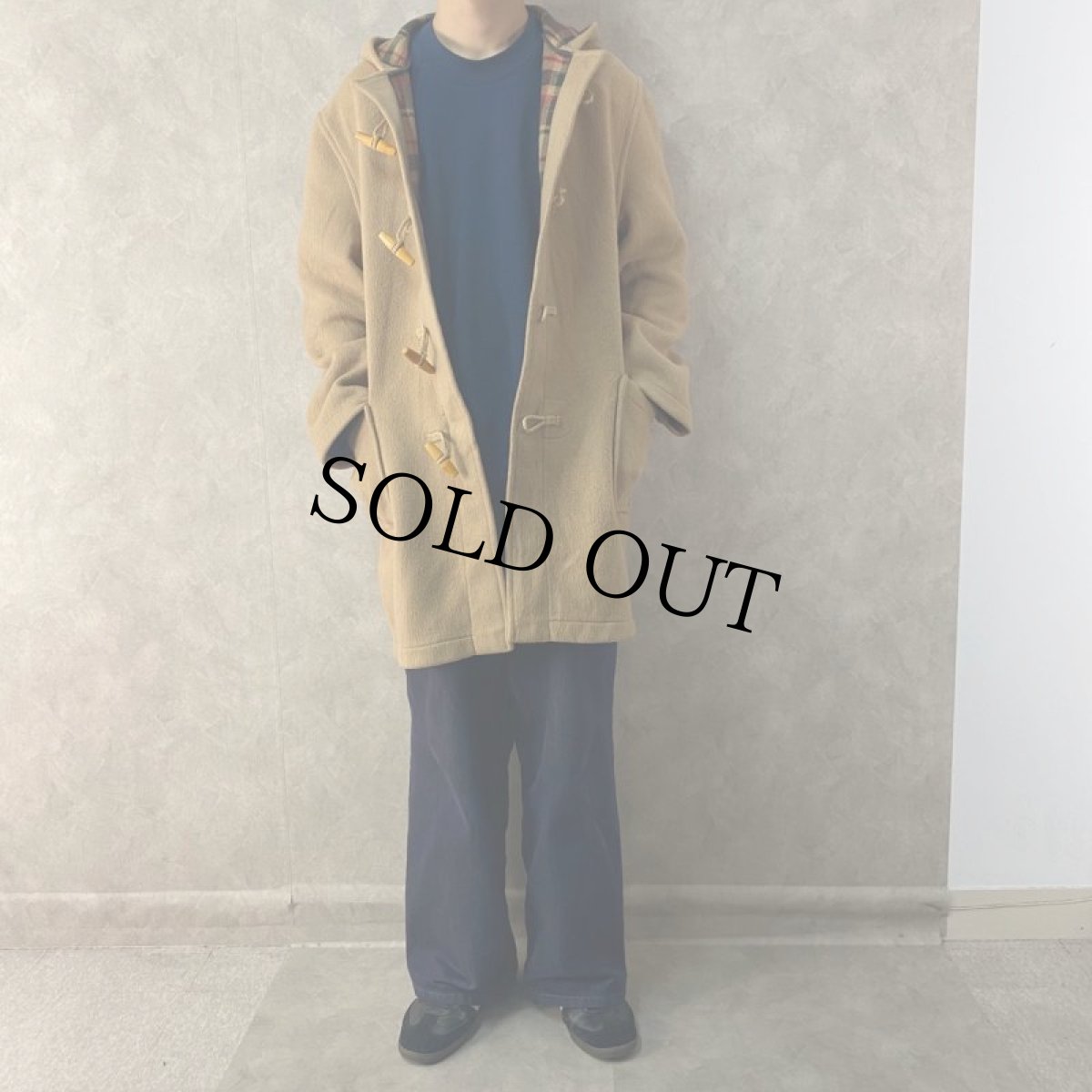 画像4: [お客様お支払い処理中]90's ORVIS ENGLAND製 メルトンダッフルコート (4)