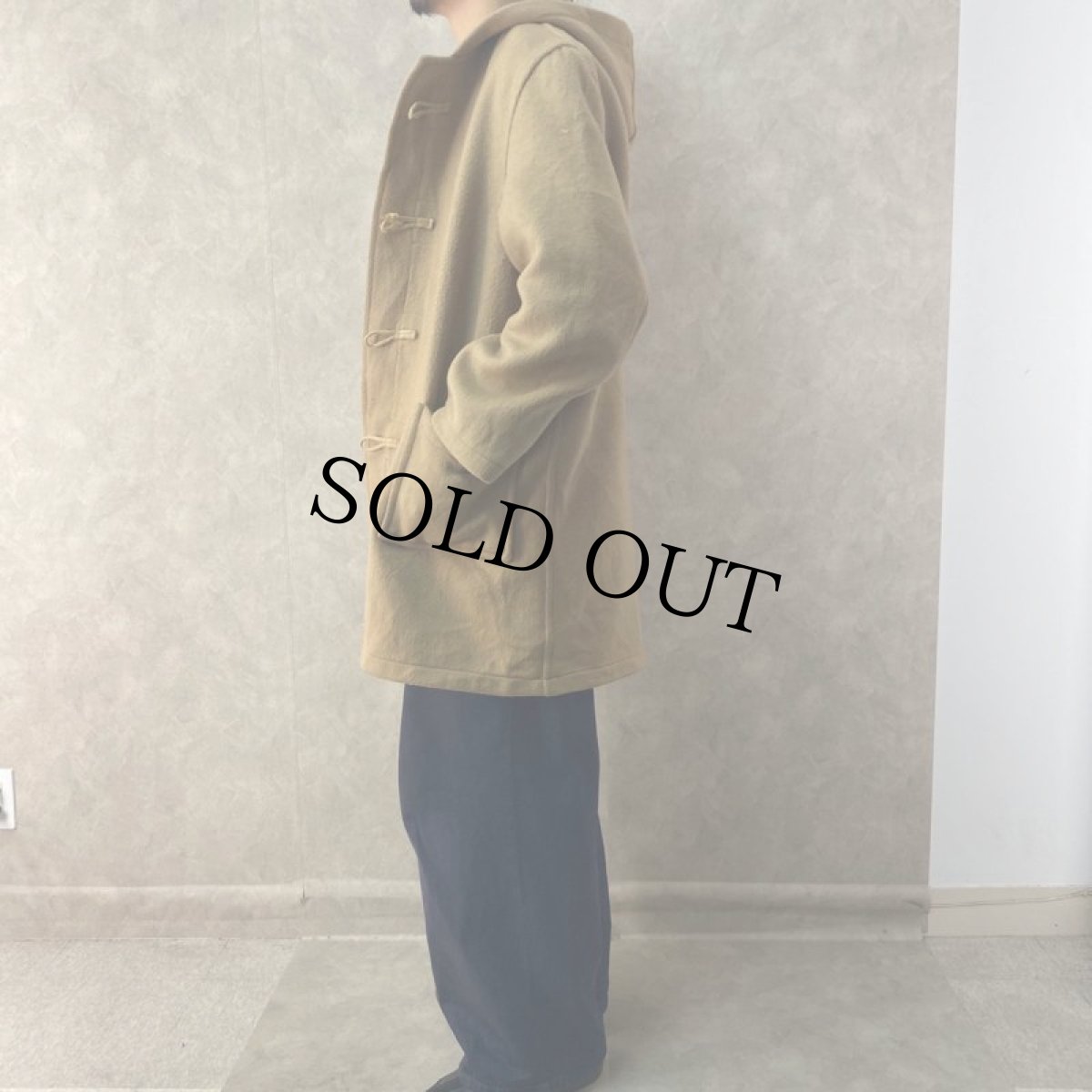 画像5: [お客様お支払い処理中]90's ORVIS ENGLAND製 メルトンダッフルコート (5)