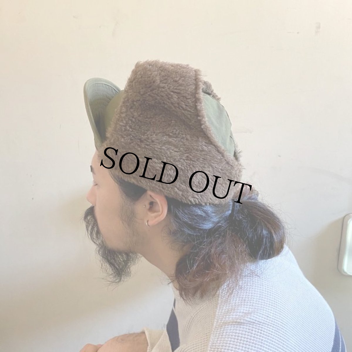 画像3: 50's U.S.ARMY M-51 フィールドパイルキャップ 7 1/4 (3)