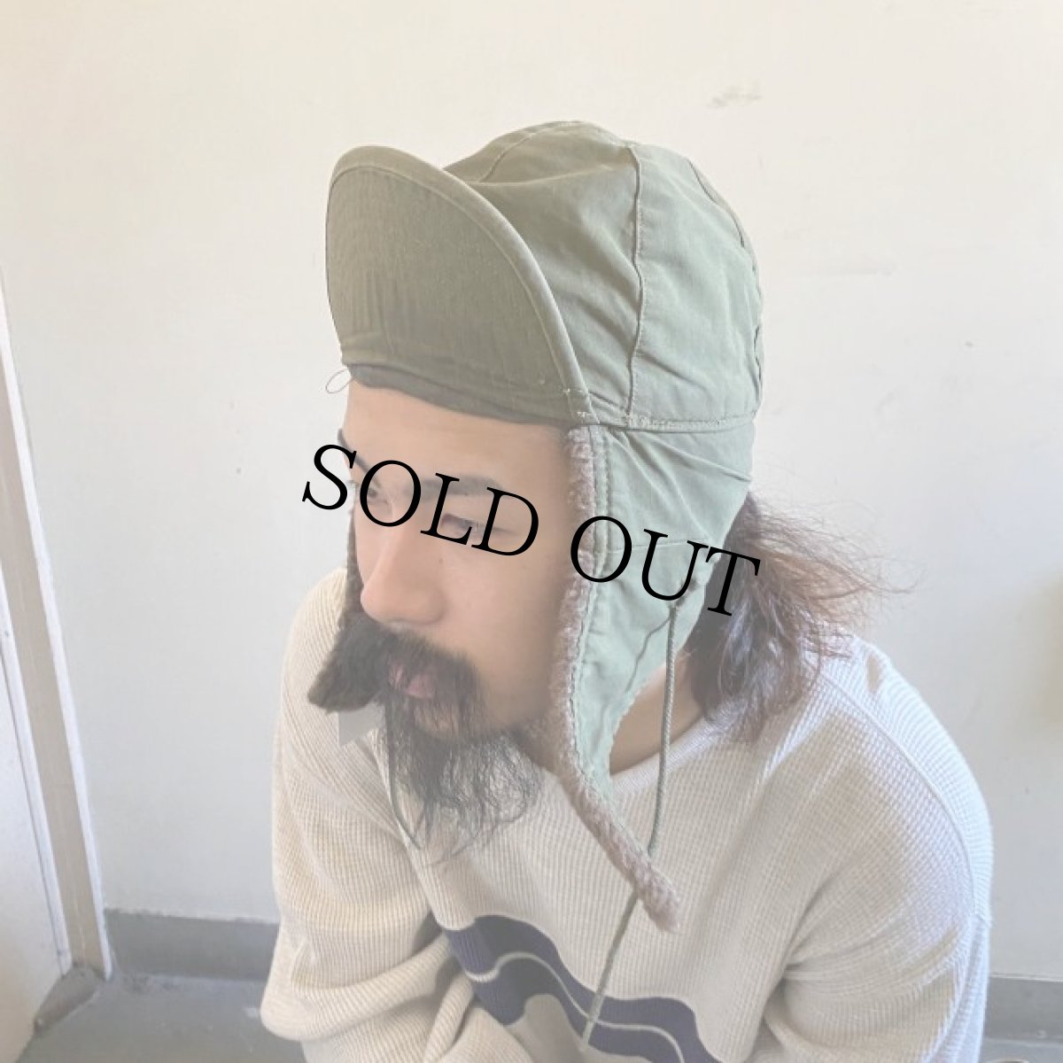 画像5: 50's U.S.ARMY M-51 フィールドパイルキャップ 7 1/4 (5)