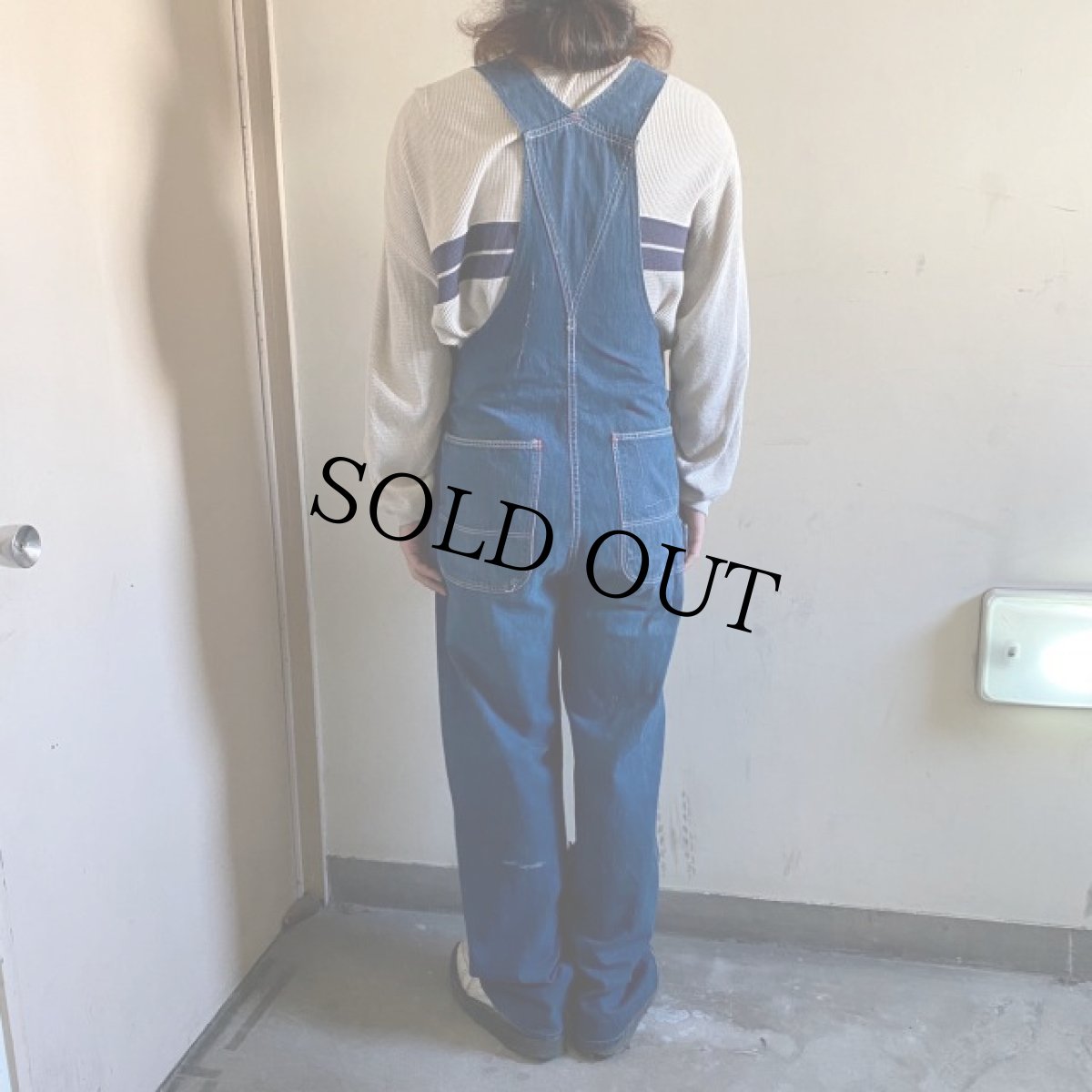 画像4: VINTAGE BIG ACE デニムオーバーオール (4)