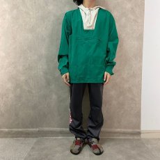 画像2: J.CREW ツートーン コットンアノラックパーカ XL (2)