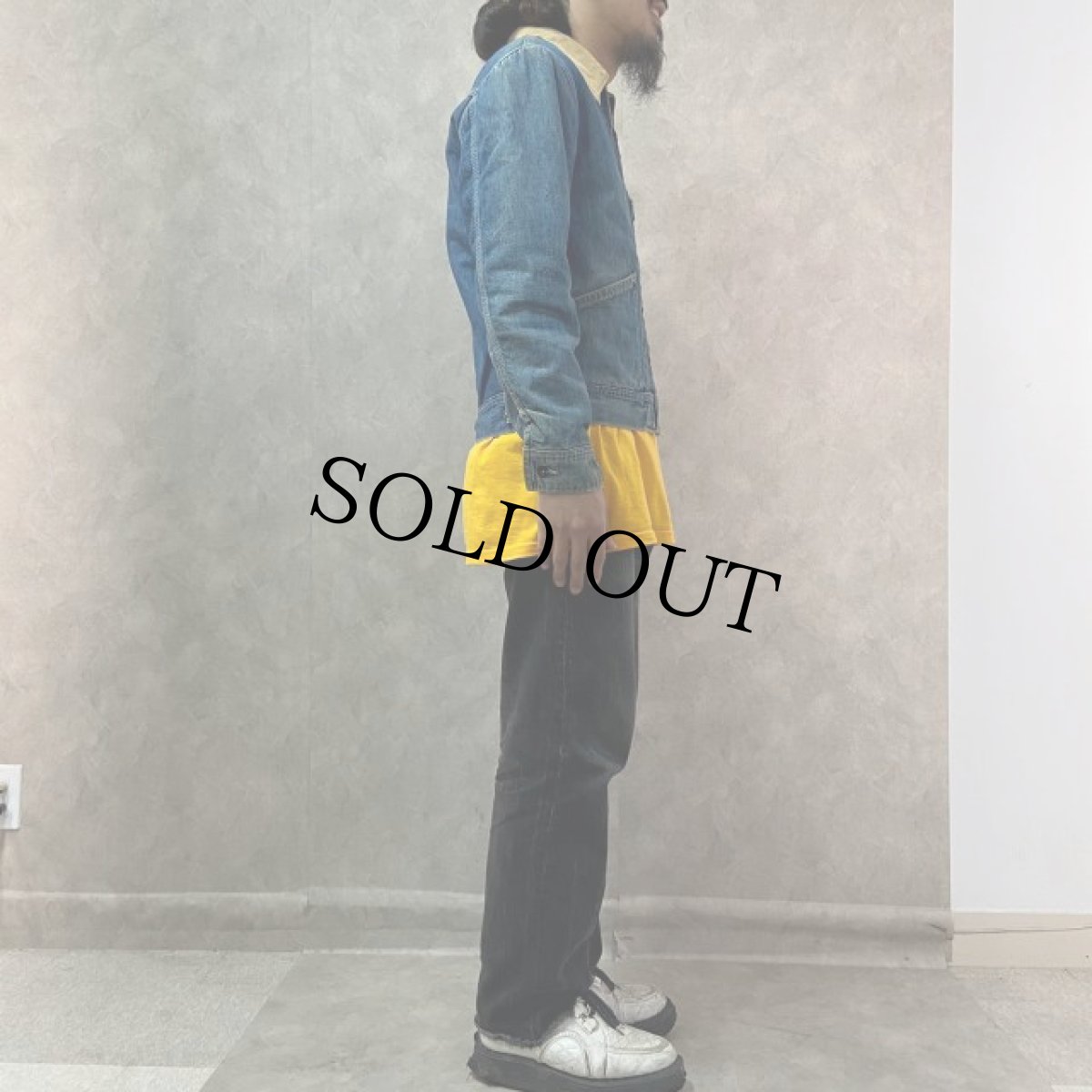 画像4: 80's Lee USA製 91-B 内キルティングデニムジャケット (4)