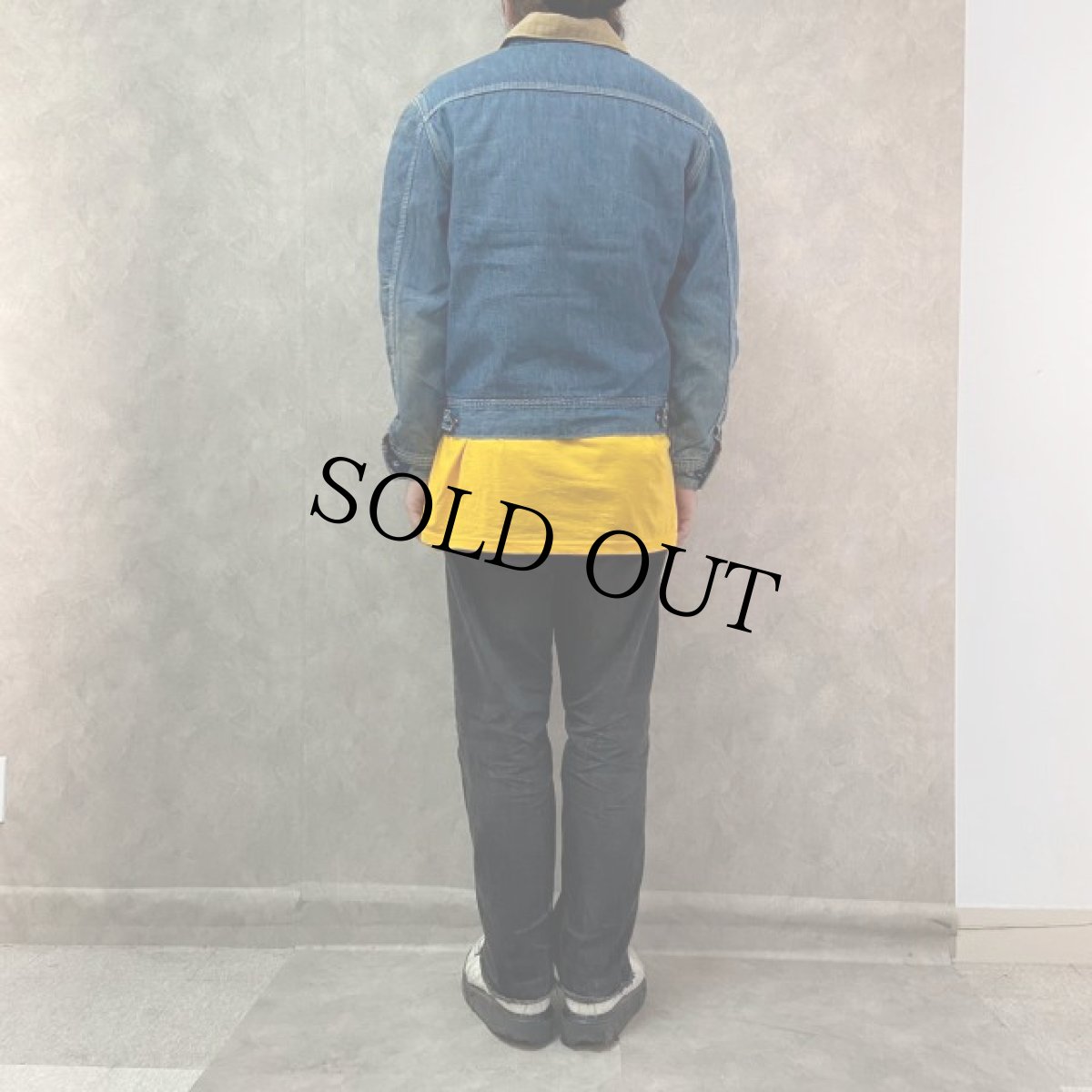 画像3: 80's Lee USA製 91-B 内キルティングデニムジャケット (3)