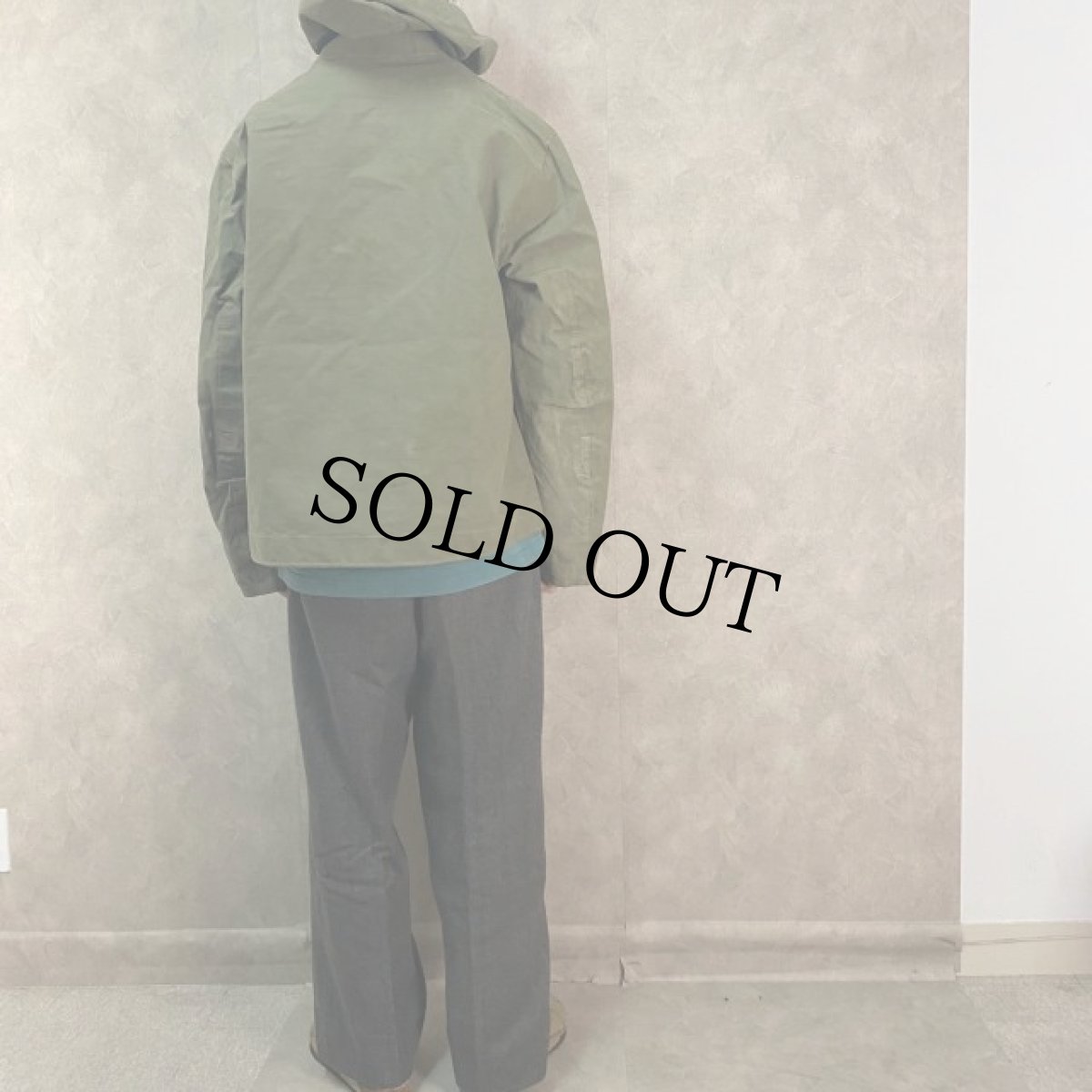 画像4: ブロックチェック柄 プリントコーデュロイパンツ W34 (4)