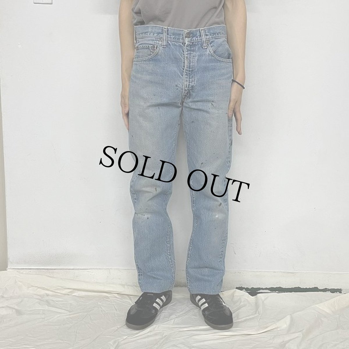 画像3: 70's Levi's 505 ブランクタブ 66single デニムパンツ W31 (3)