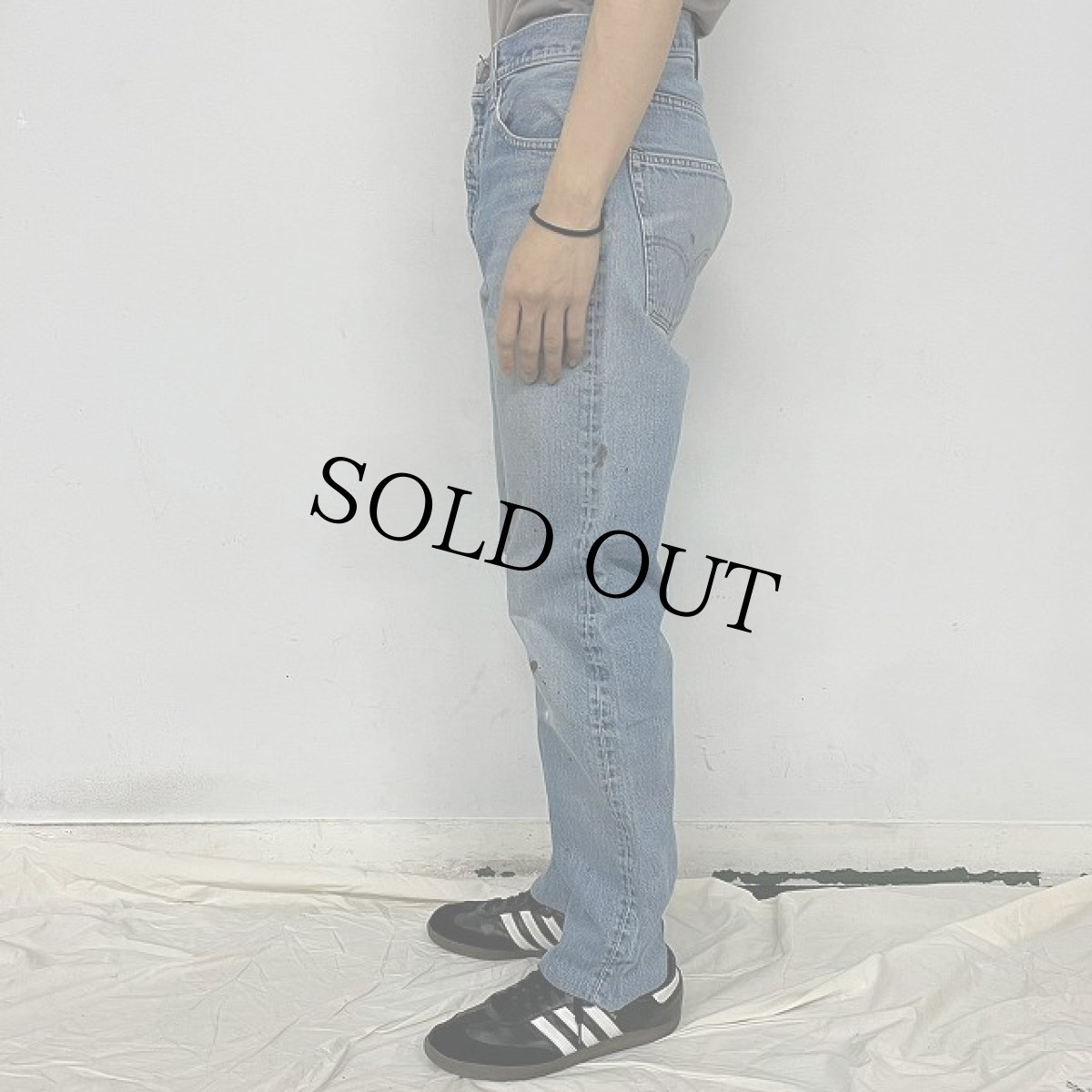 画像4: 70's Levi's 505 ブランクタブ 66single デニムパンツ W31 (4)