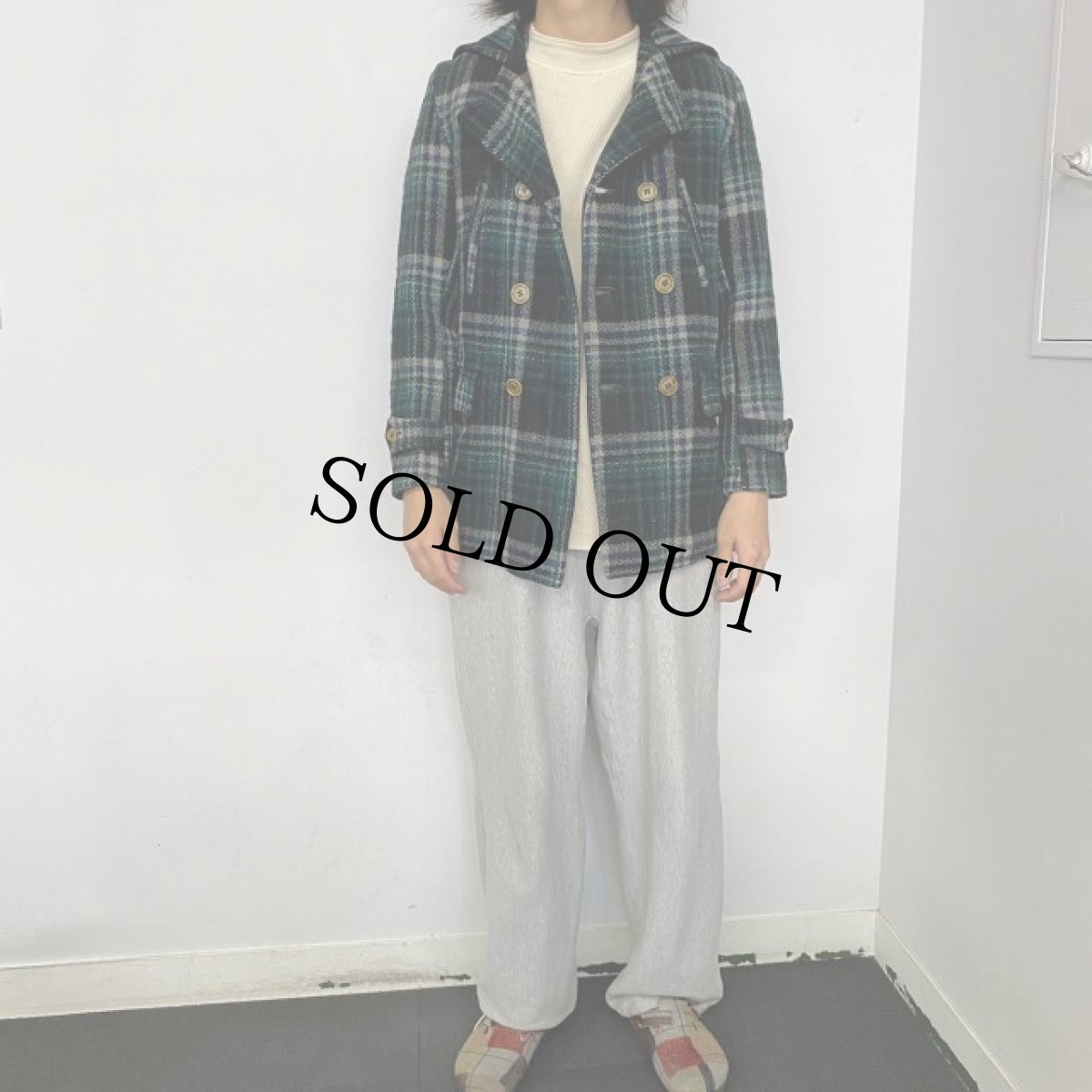 画像2: 40's SEARS Boy ville チェック柄ジャケット (2)