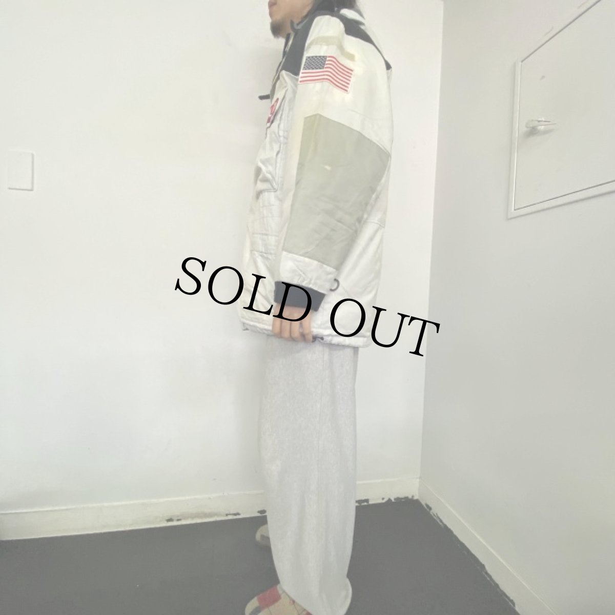 画像3: Ralph Lauren POLO JEANS ロゴワッペン付き ダウンジャケット L (3)