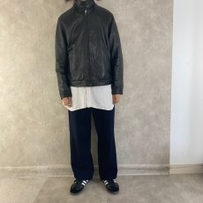 画像3: POLO Ralph Lauren レザースウィングトップ L (3)