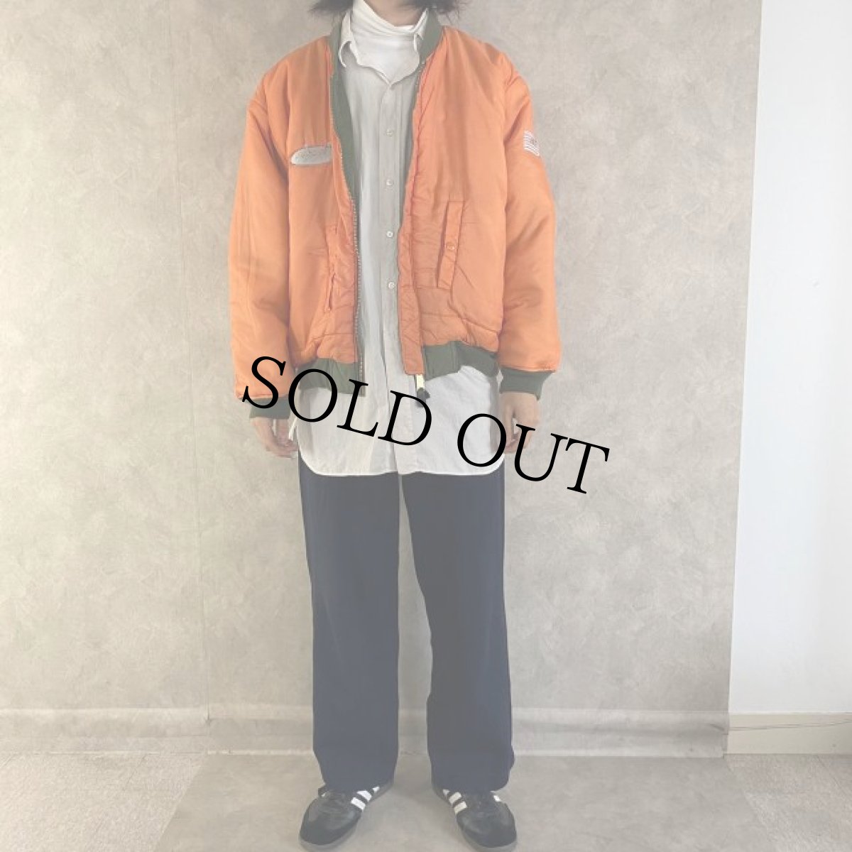 画像6: Fender ギター会社刺繍 MA-1 Type ナイロンジャケット (6)