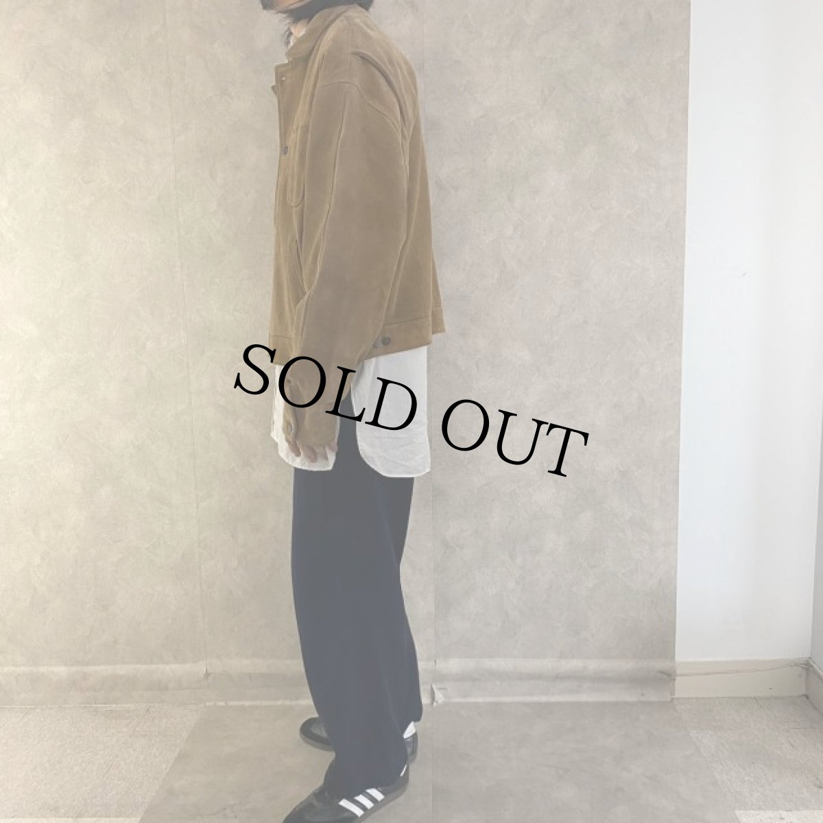 画像3: POLO Ralph Lauren 裏地付き ヌバックレザージャケット XL (3)