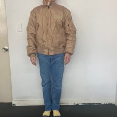 画像2: 2000's U.S.AIR FORCE CWU-45/P Flight Jacket "TAN" LARGE (2)