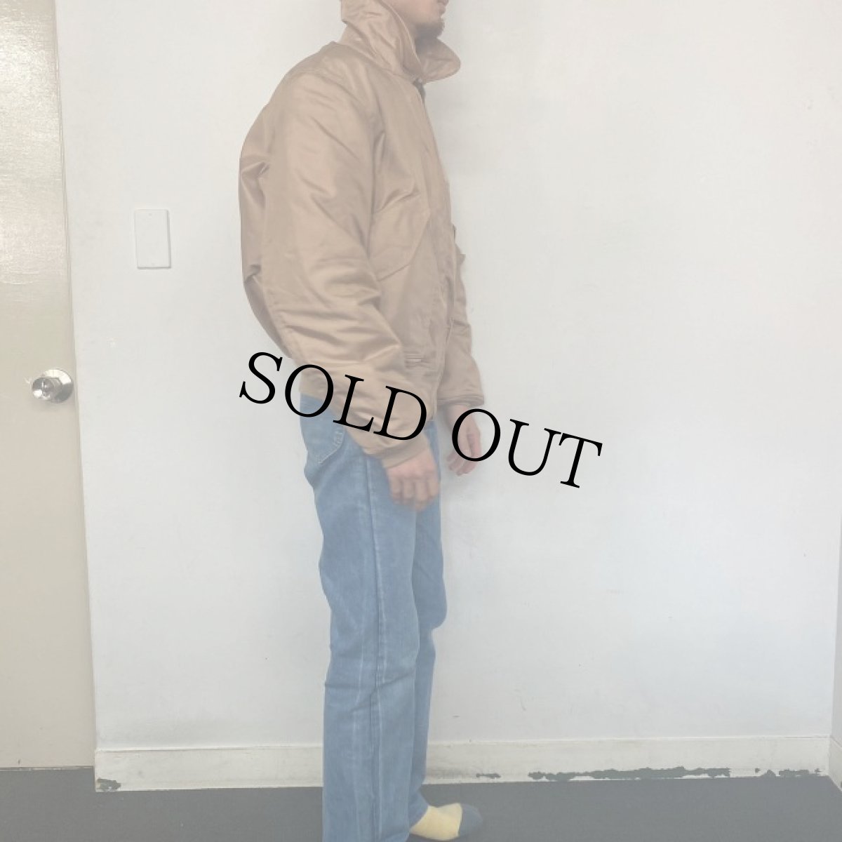 画像3: 2000's U.S.AIR FORCE CWU-45/P Flight Jacket "TAN" LARGE (3)