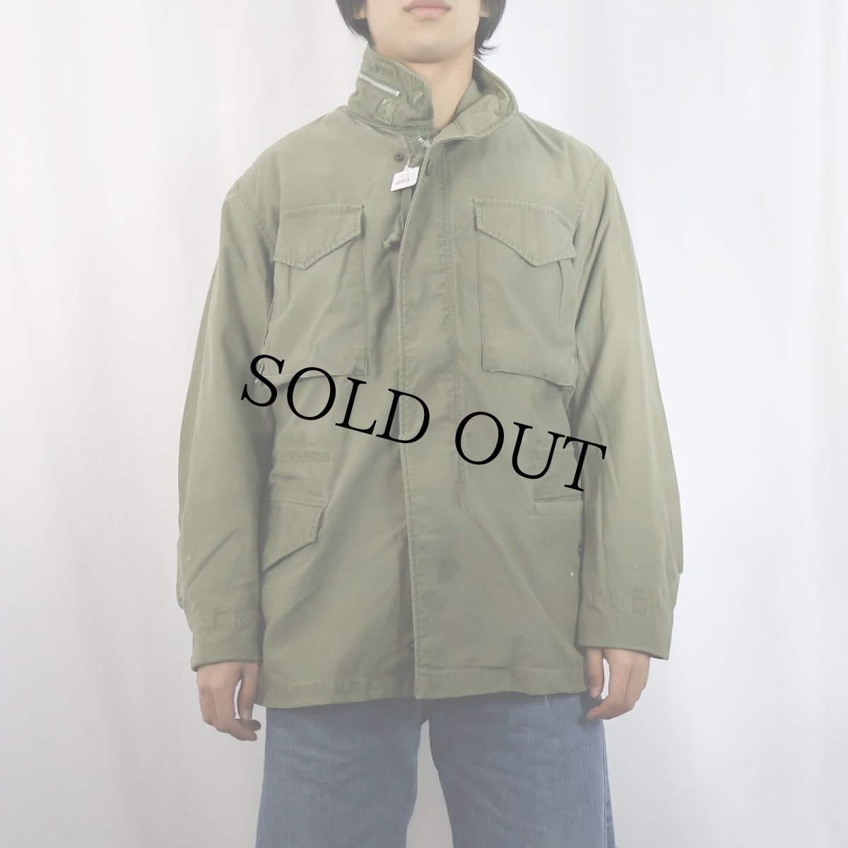 画像2: 60's U.S.MILITARY M-65 フィールドジャケット 1st MEDIUM-LARGE相当 (2)