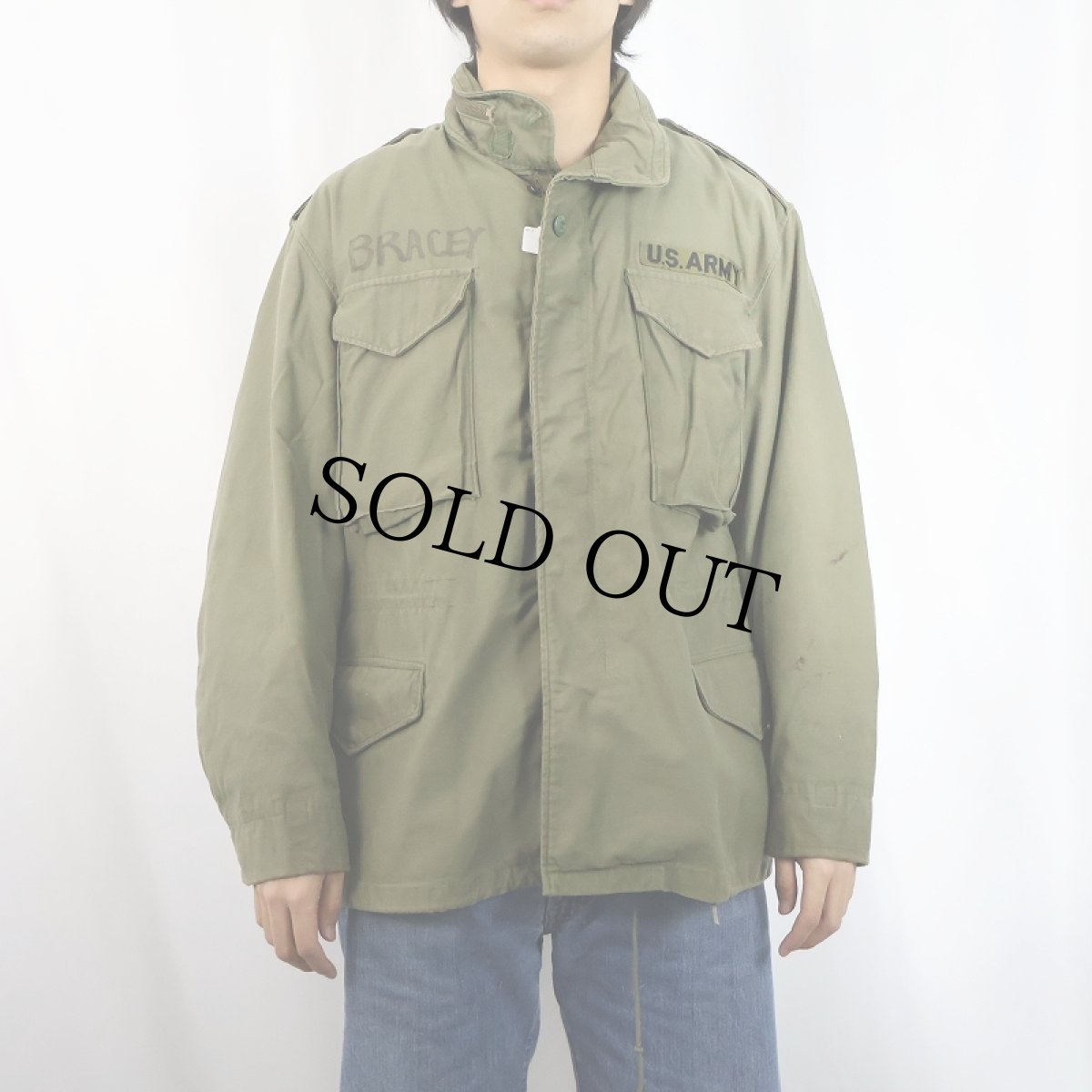 画像2: 70's U.S.MILITARY M-65 フィールドジャケット 2nd MEDIUM-SHORT (2)