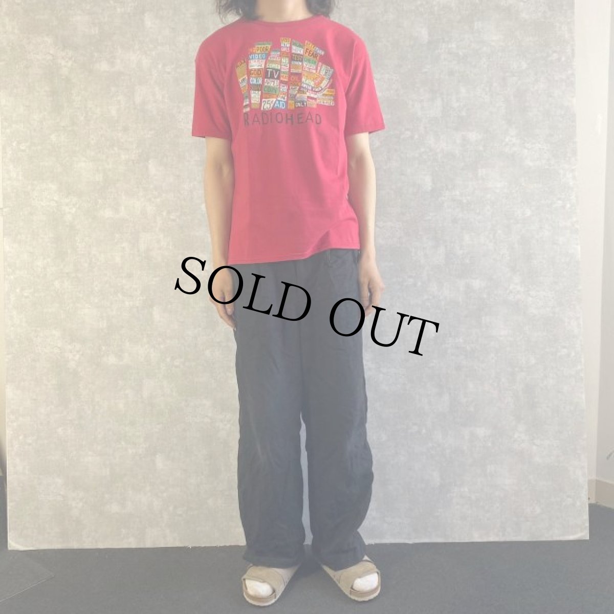 画像2: RADIOHEAD Hail to the Thief ロックバンドアルバムTシャツ M (2)