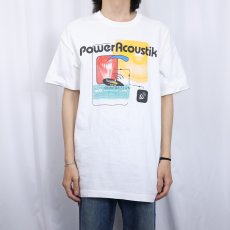 画像2: 90's Power Acoustik USA製 カーオーディオ機器メーカー プリントTシャツ XL (2)