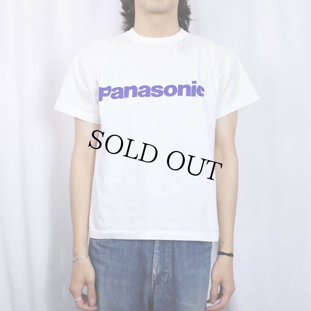 画像2: 90's Panasonic 電機メーカー ロゴプリントTシャツ (2)
