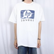 画像2: hp コンピューター企業 プリントTシャツ XL (2)