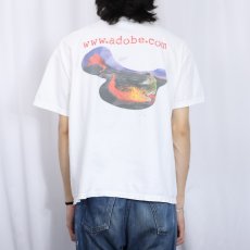 画像4: Adobe "GoLive / LiveMotion / Illustrator / Photoshop" プリントTシャツ L (4)