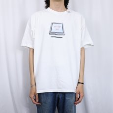 画像3: COMPAQ hp "write on" コンピューター企業 プリントTシャツ (3)