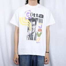 画像2: 90's Borders Books & Music USA製 "Gotta Hava Java" カフェプリントTシャツ L (2)