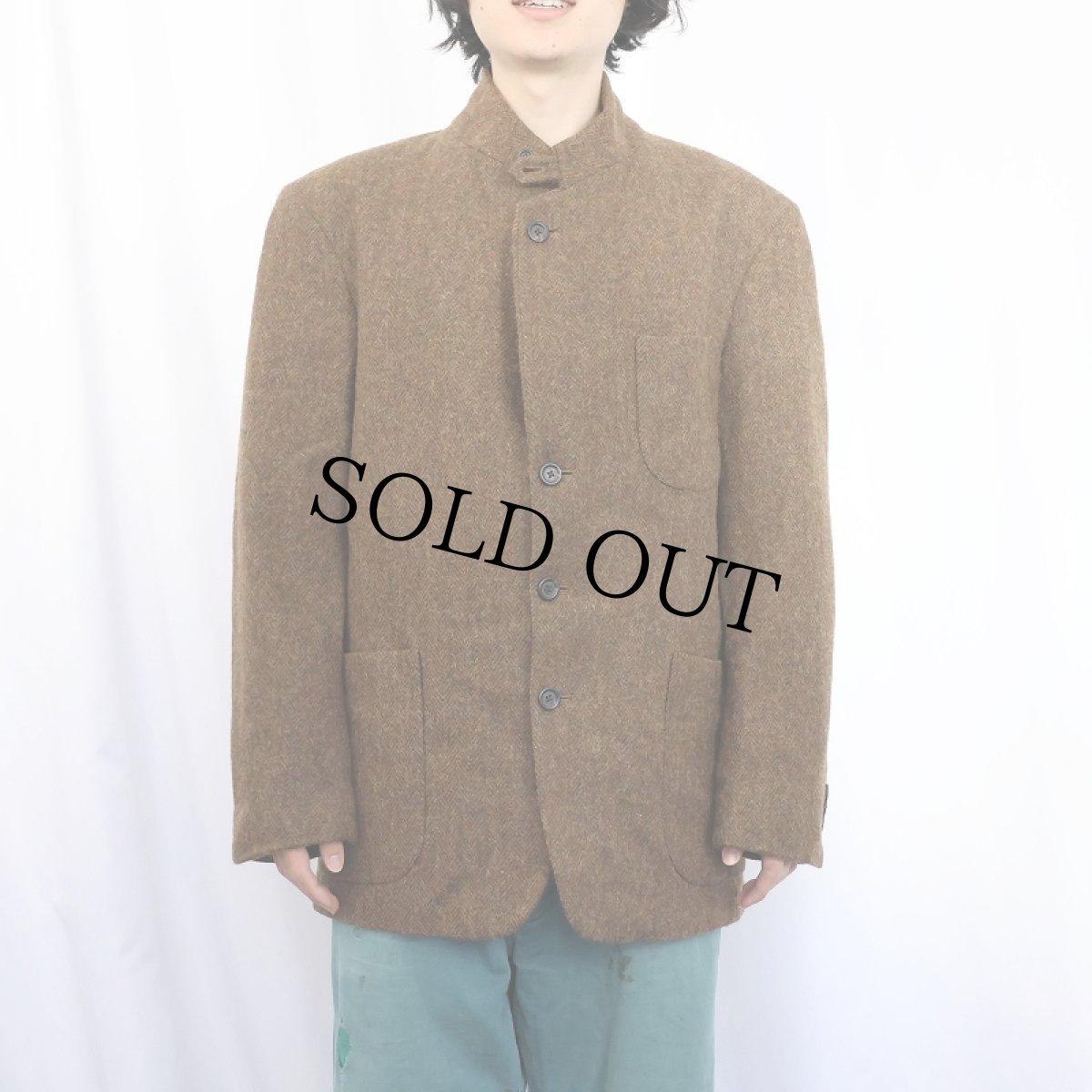 画像2: 80〜90's L.L.Bean キルティングライナー ウール×ナイロンジャケット SIZE40 (2)