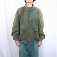 画像2: THE TERRITORY AHEAD スエードレザージャケット L  (2)