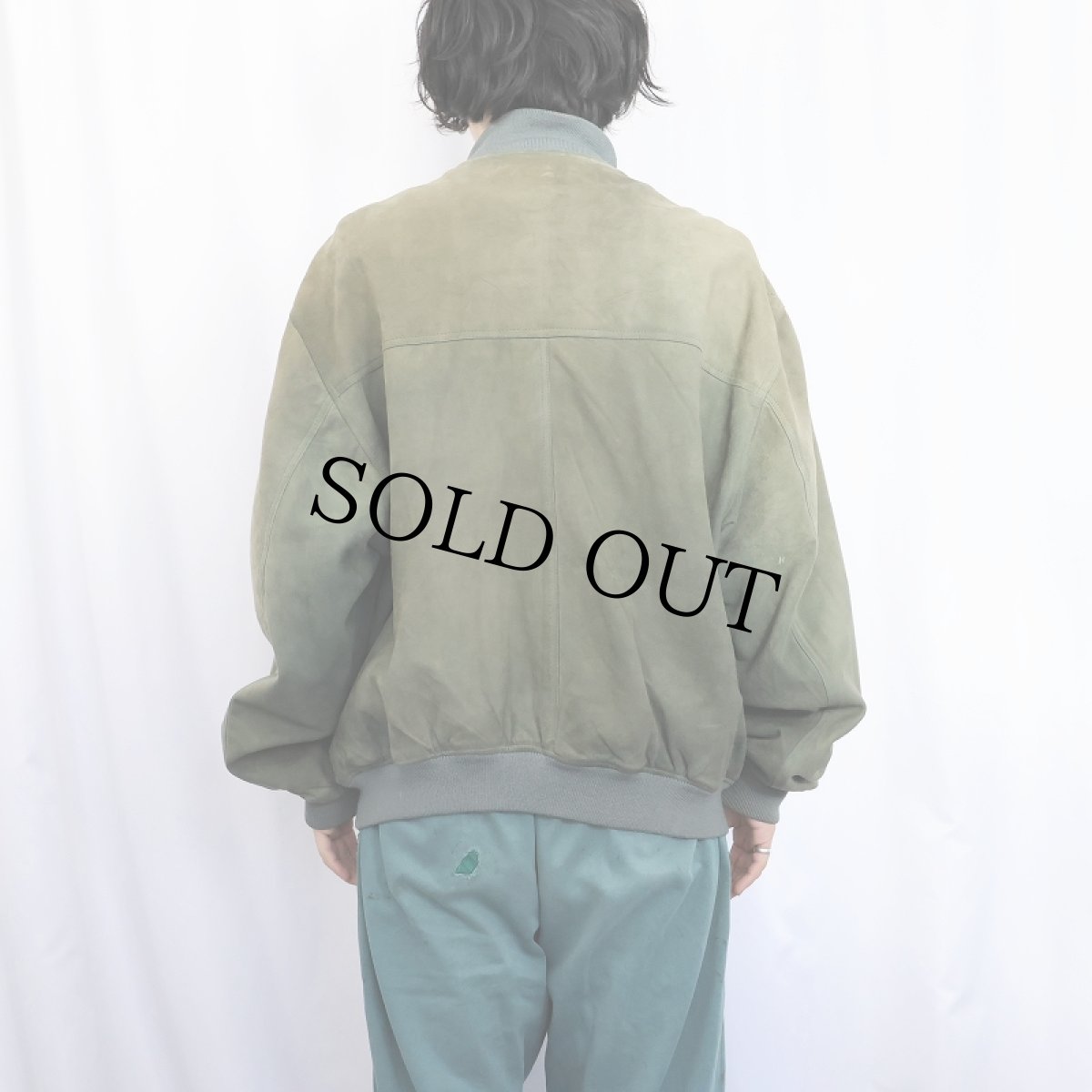 画像3: THE TERRITORY AHEAD スエードレザージャケット L  (3)