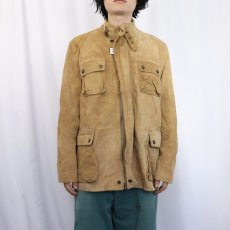 画像3: 80〜90's ITALY製 スエードレザージャケット M (3)
