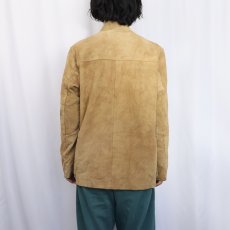 画像4: 80〜90's ITALY製 スエードレザージャケット M (4)