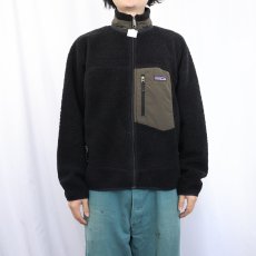 画像2: 2000's Patagonia クラシックレトロXジャケット BLACK M  (2)