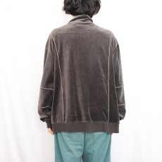 画像3: 90〜2000's PUMA ロゴ刺繍 ベロアトラックジャケット L (3)