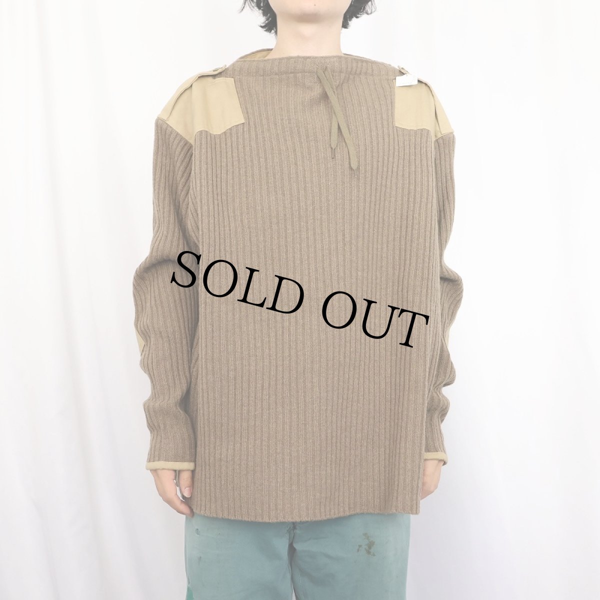 画像2: "BRITISH ARMY TYPE" コマンドニットセーター XXL (2)